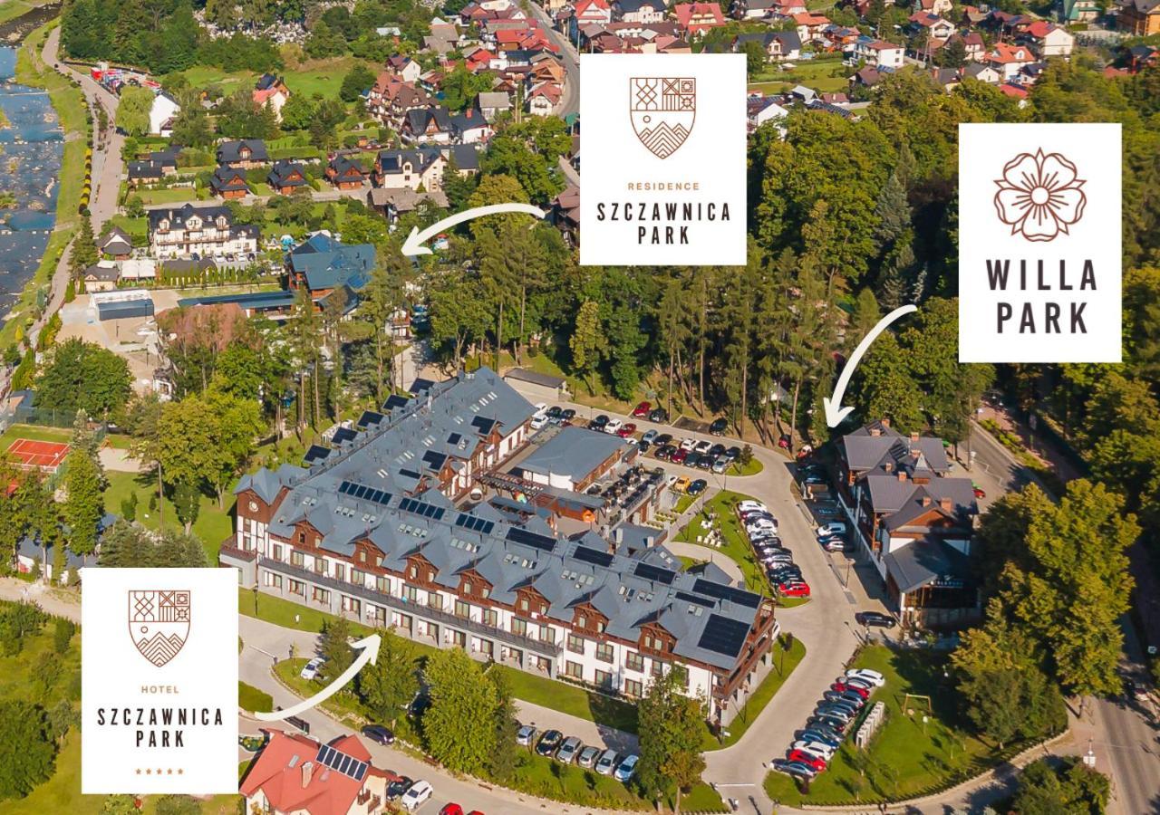 Szczawnica Park Resort & Spa Luaran gambar Aerial view of the park