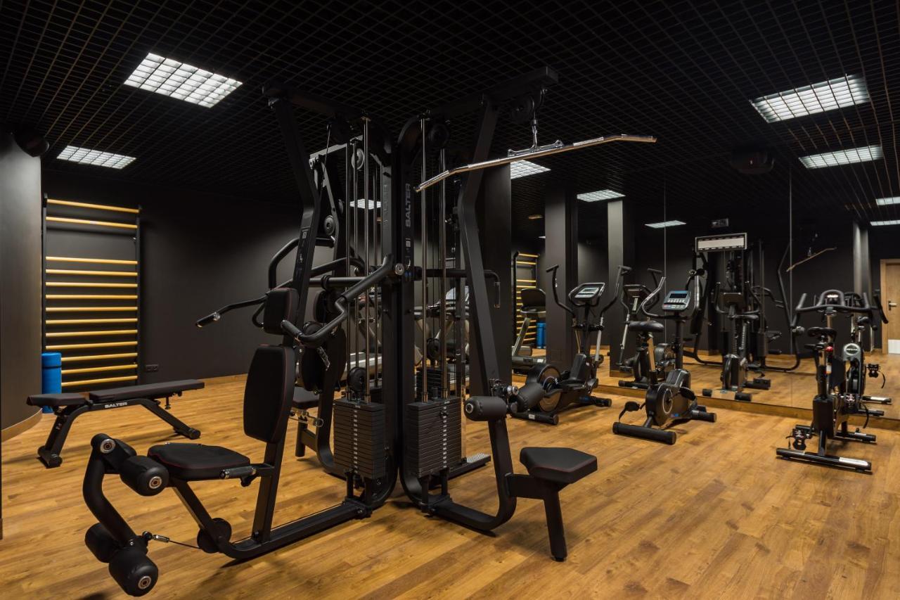 Szczawnica Park Resort & Spa Luaran gambar A 3D rendering of a gym